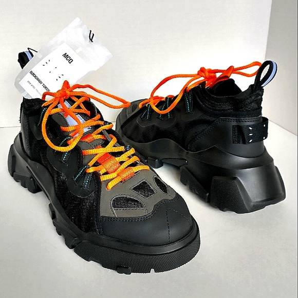 New w/o Box MCQ By Alexander McQueen Black Orbyt Descender Men's Sneakers EU 42 - Picture 4 of 16